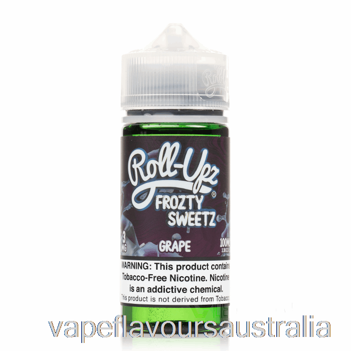 Vape Flavours Australia Grape ICE - Juice Roll-Upz E-Liquid - 100mL 6mg